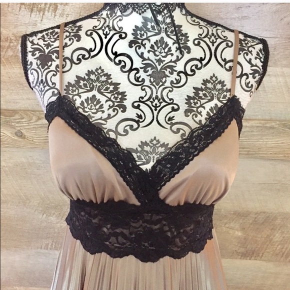 Xoxo Bronze/Gold Slip Dress - Picture 2 of 5